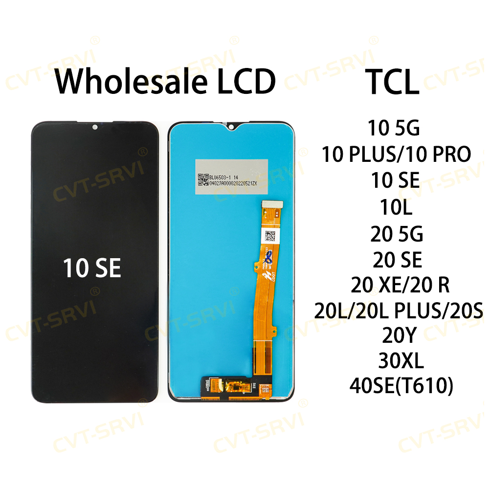 CVT High Quality Cell Phone LCD Display for TCL 10SE Modulo De Celulares Mobile Phone Accessories