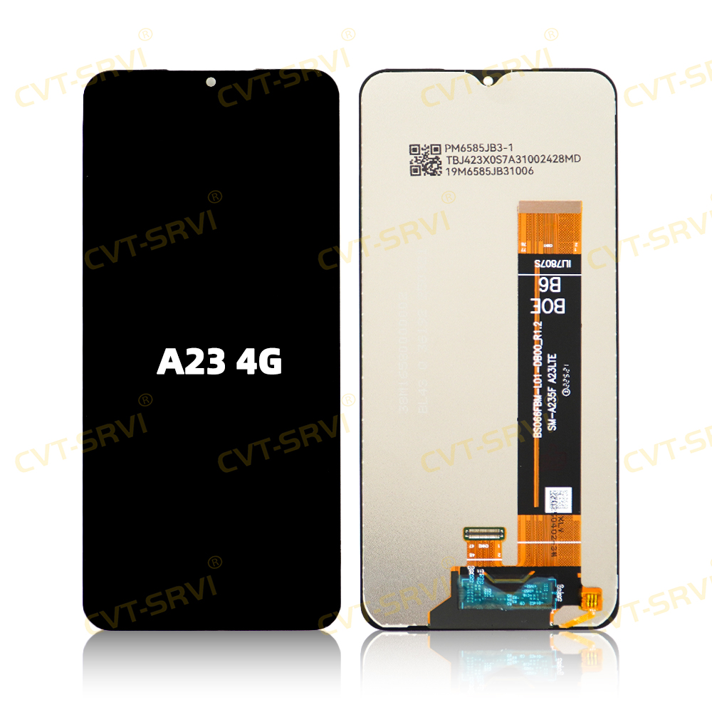 CVT-Srvi Wholesale Mobile Phone LCD for Samsung Series A23 4G All Model Pantalla Para Celulares CVT 1:1 High Copy As Original