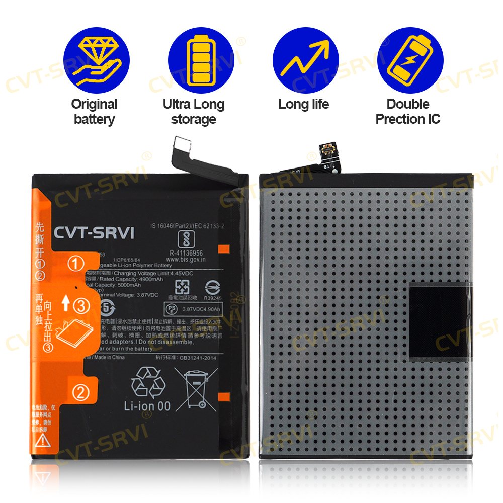 High or Original 100% Capacity Mobile Phone Battery for XM 10T Replacement Lithium Battery