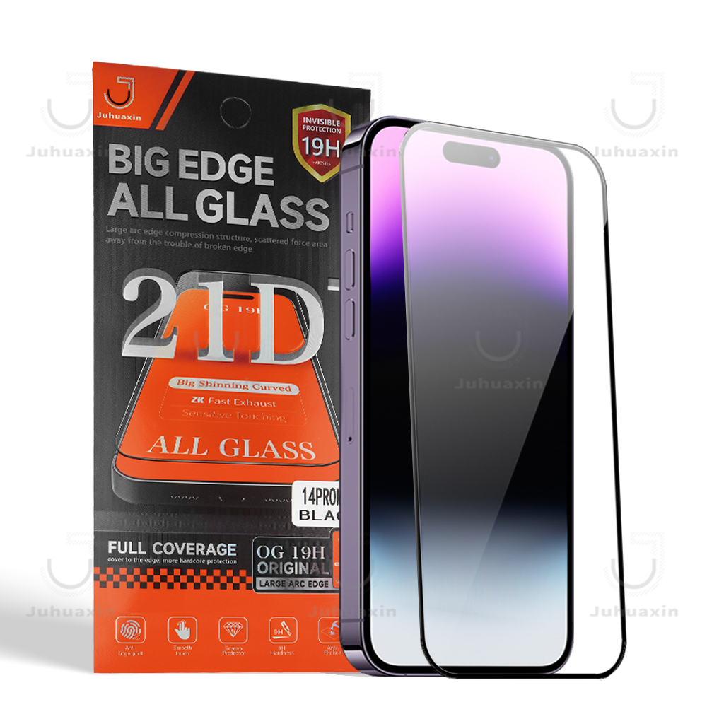 Factory Wholesale Full glue Vidrio Templado PARA Celulares Anti-Privacy HD Tempered Glass Micas Screen Protector for Cell Phone