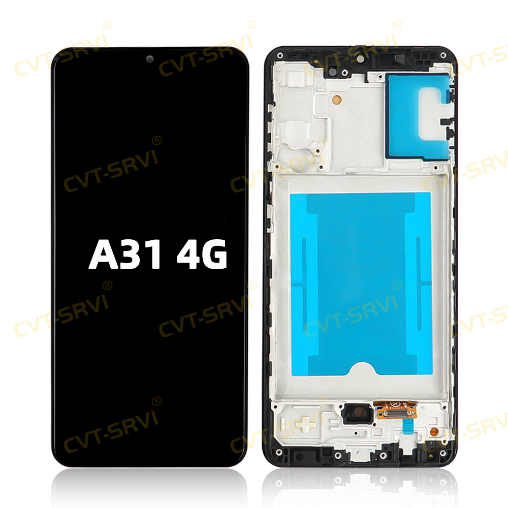 CVT-SRVI Sam A31 4G Pantalla LCD + Touch – Screen Display Reemplazo Rápido, Alta Definición y 100% Compatible