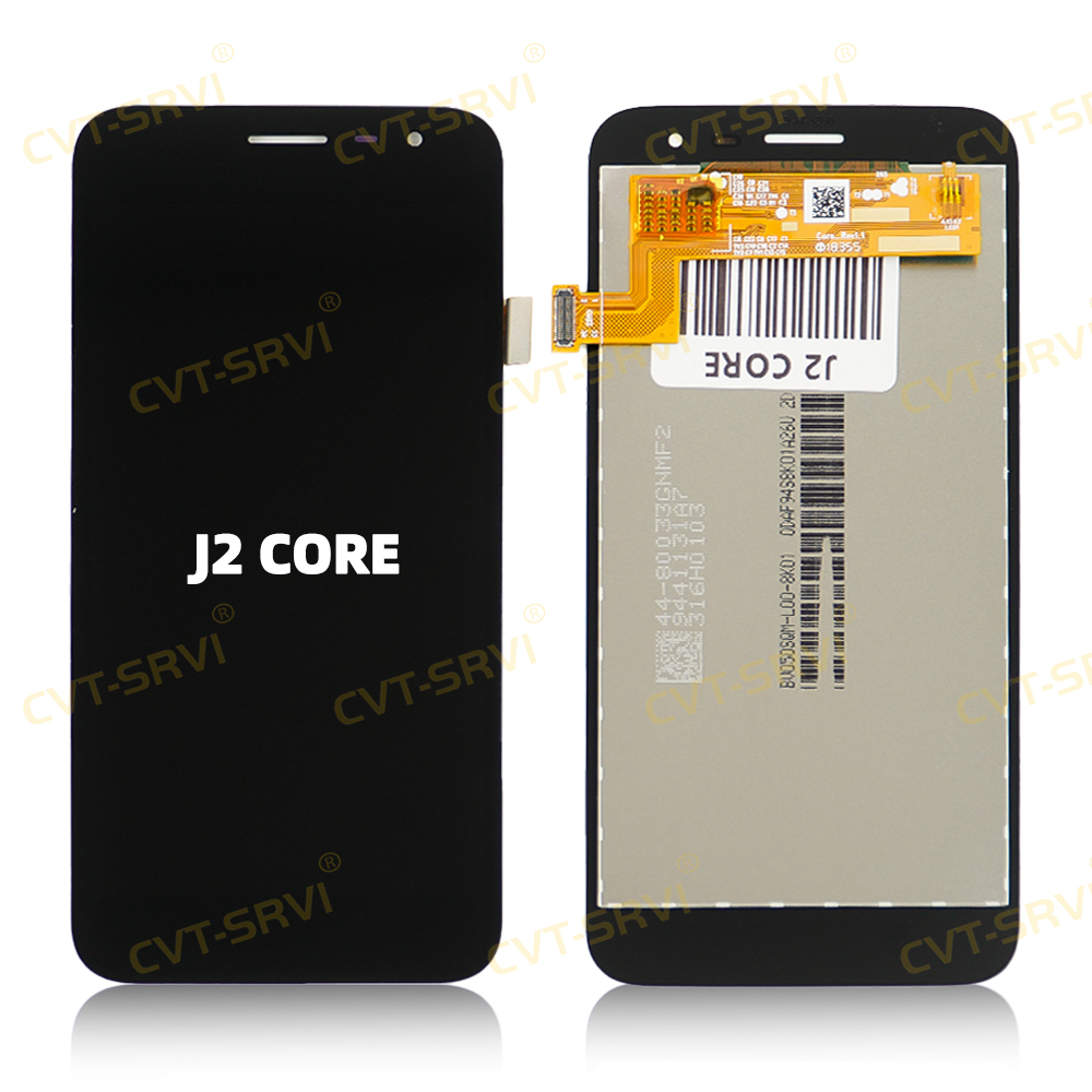 CVT-SRVI Pantalla Ensamblada para SAM J2 CORE – LCD + Touch Screen, 100% Nueva y Garantizada