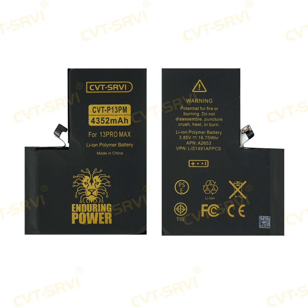 CVT New Original Quality Mobile Phone Battery Lithium Battery for IPhone 13 14 15 16 Mini Promax Plus Smart Phone Accessories Replacement