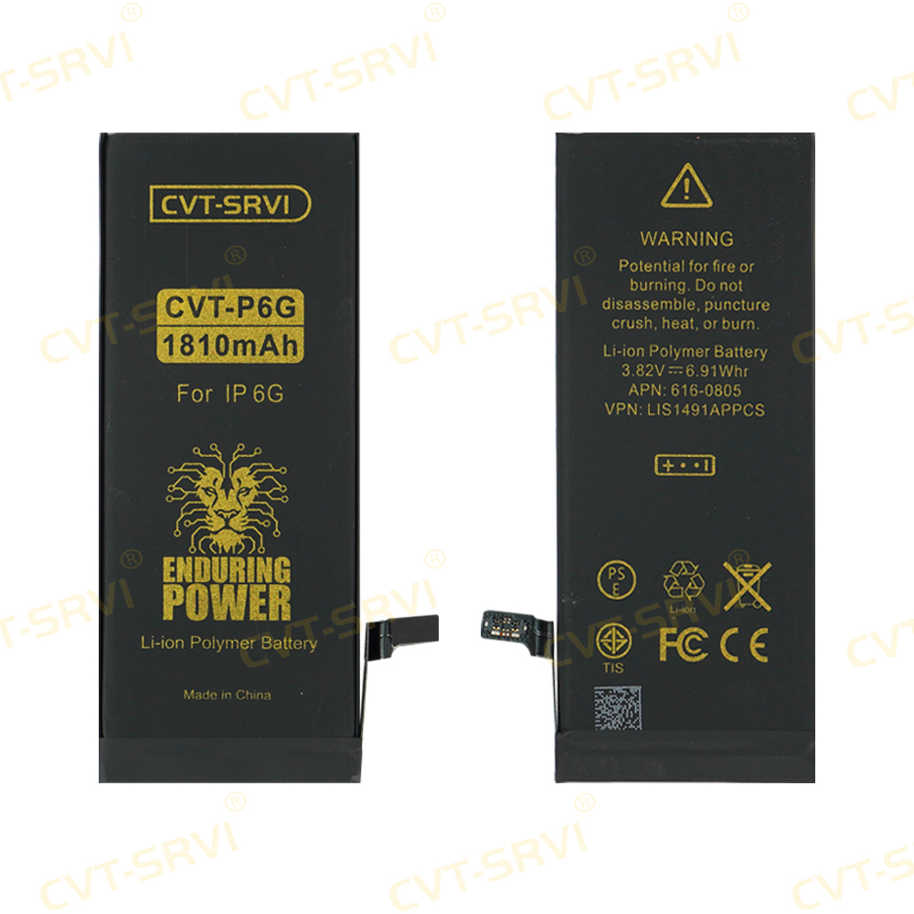 CVT-SRVI Wholesale Full Capacity AAA Brand New Replacement Lithium-Ion Battery for Iph 6g plus 7 7plus 8p 11 12 13 14 Mobile Phone Accessories