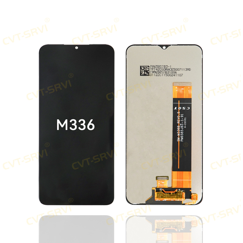 CVT-SRVI Pantalla para Galaxy M336 – LCD de Alta Definición + Touch Sensible, Ideal para Reemplazo de Pantalla Rota o Sin Imagen