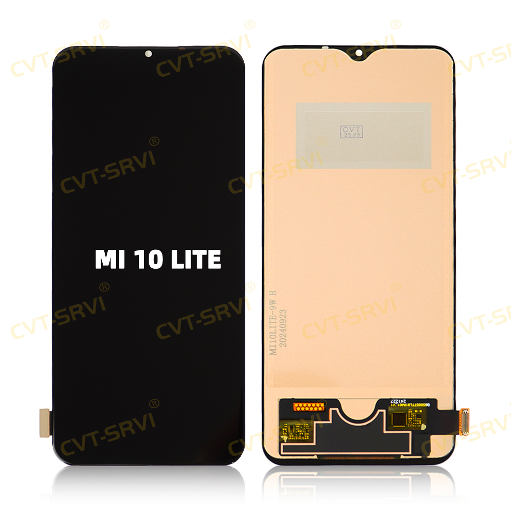 CVT-SRVI X-MI 10 LITE HD LCD Display + Touch – Pantalla Nueva Ensamblada para Reparación Rápida, Producto Sellado