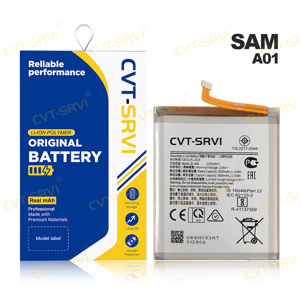 Phone Battery Bateria Carga Mobile Phone Accessories High Capacity Battery for Sam A01