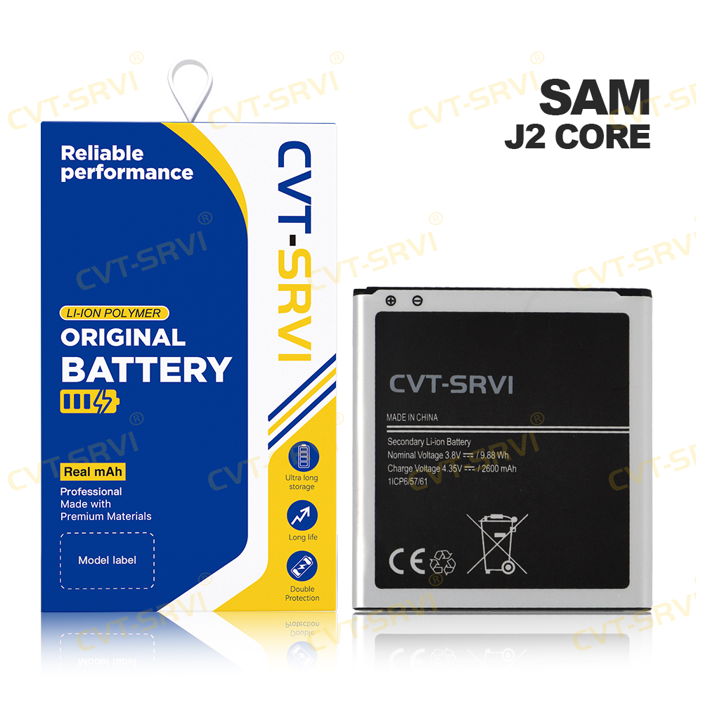 CVT-Svri Bateria para Celular High Quality Mobile Phone Battery Li-ion Battery Mobile Phone Battery Accessories for Samsung Series J2 Core