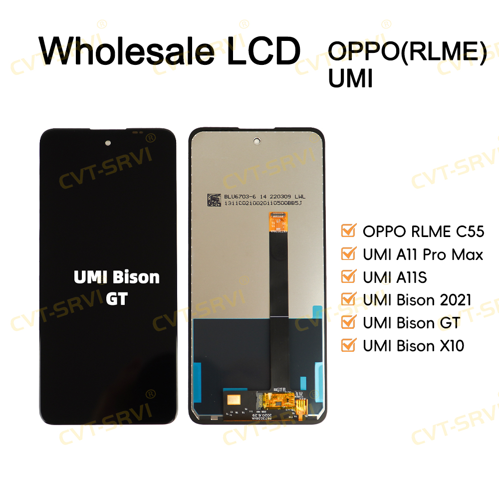 CVT-Srvi Pantallas De Celulares China Factory Price High Quality Mobile Phone LCD Display for UMI Bison GT