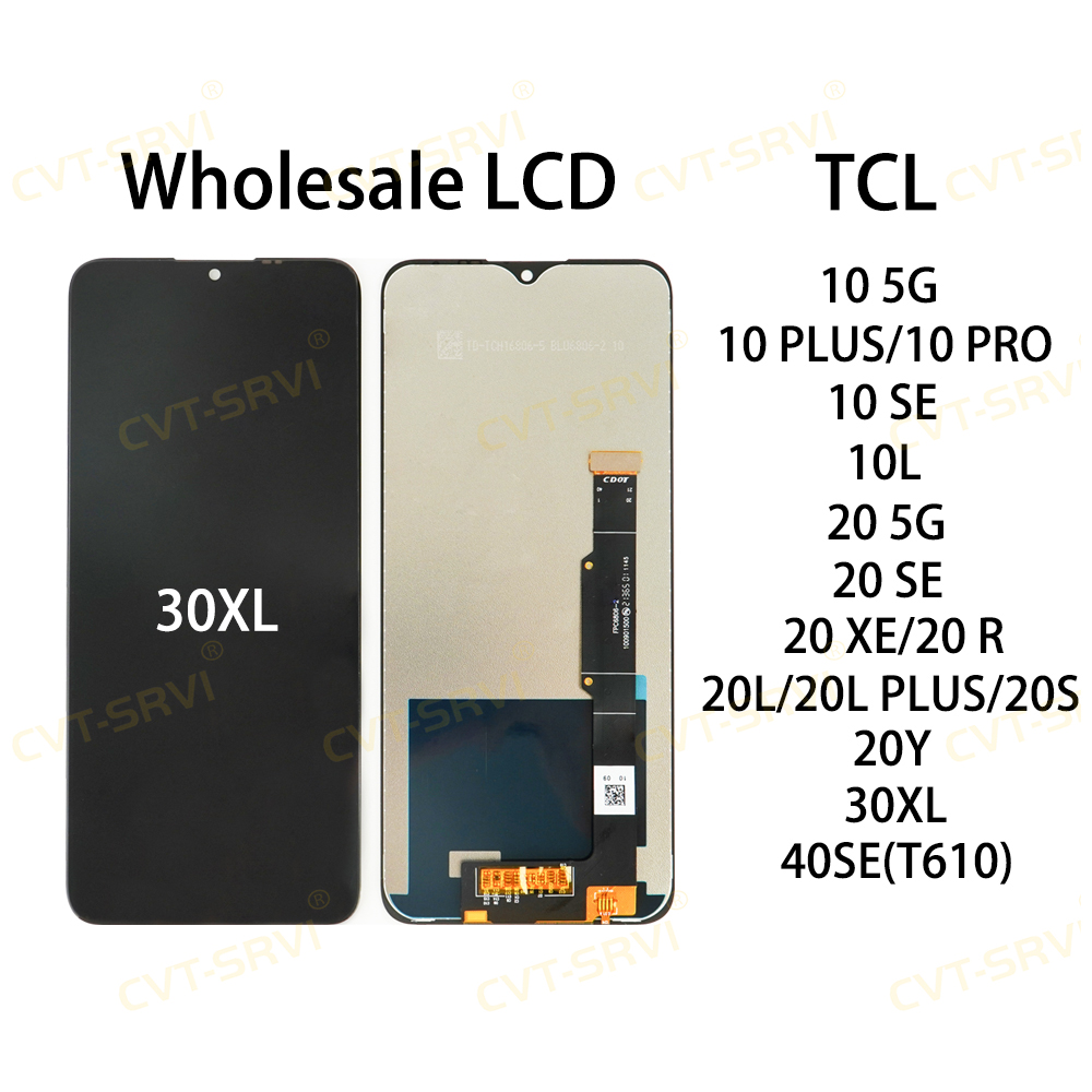 CVT-Srvi Pantallas De Celulares China Factory Direct Mobile Phone LCD Display for TCL 30XL Mobile Phone Accessories