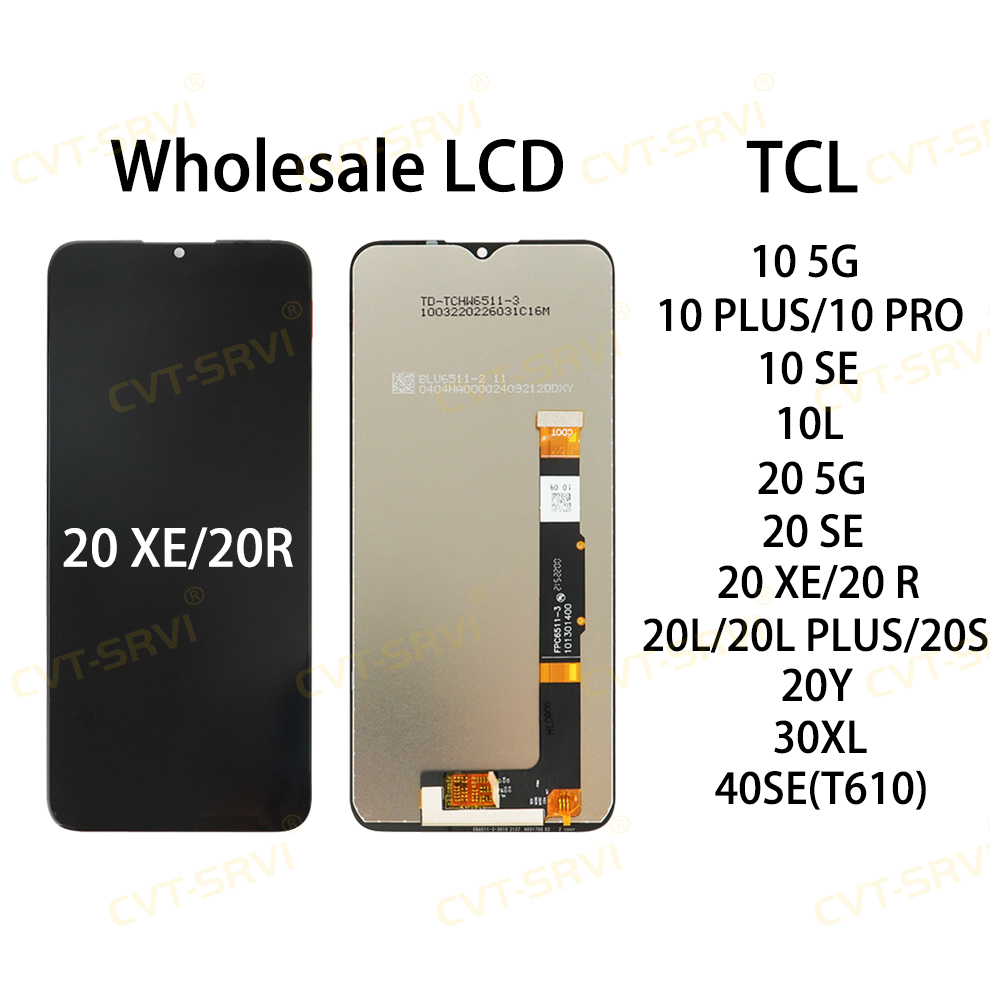 CVT-Srvi Pantallas De Celulares China Factory Direct Mobile Phone LCD Display for TCL 20 XE 20 R Mobile Phone Accessories