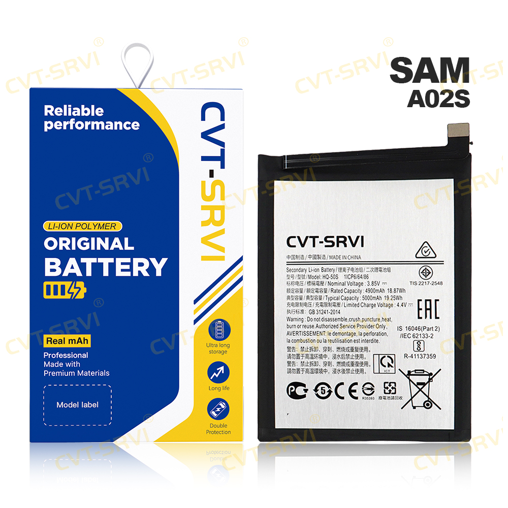 High Quality Wholesale Price Replacement Battery Solar Battery for Sam A02S Mobile Phone Parts