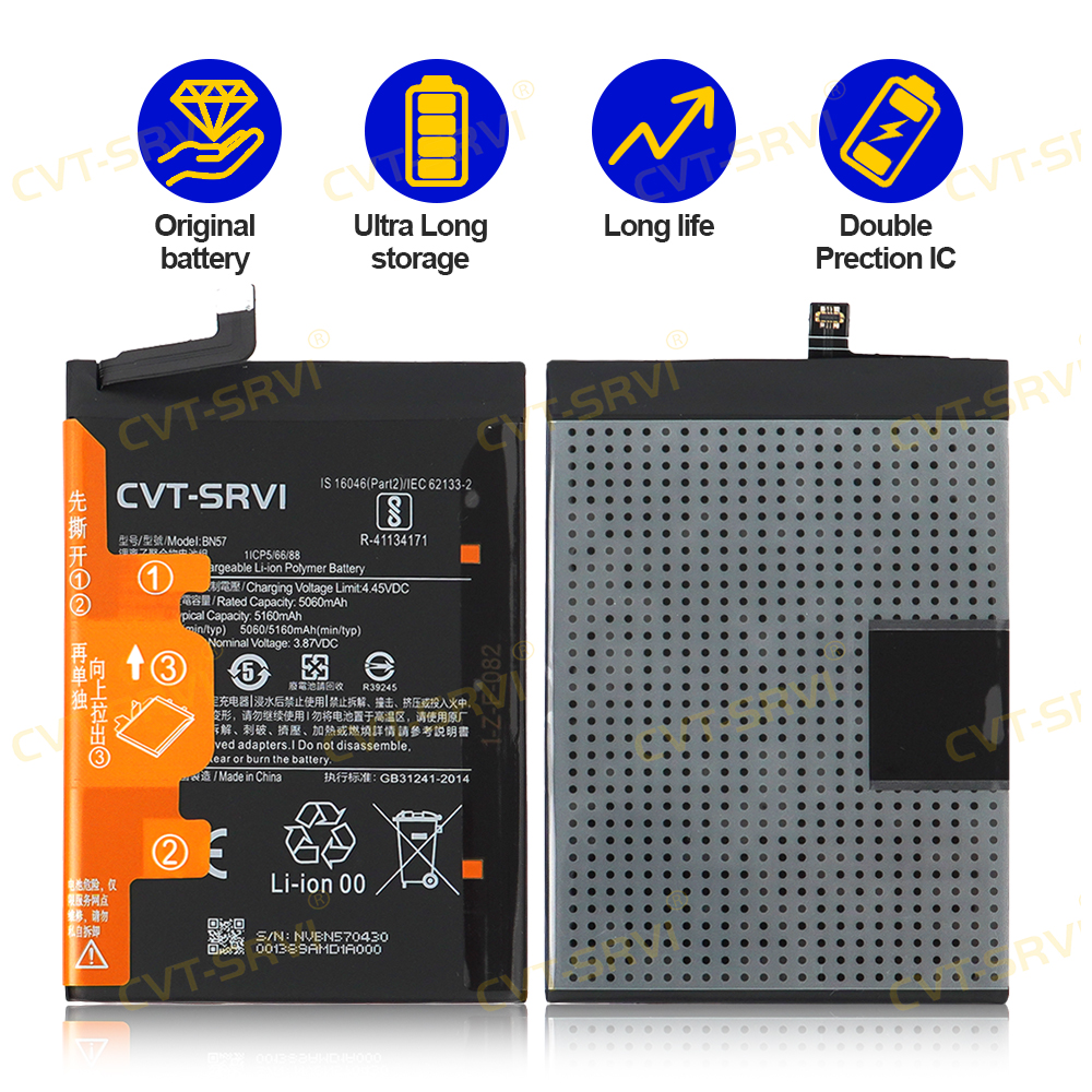 Wholesale Original Bateria Mobile Phone Parts Li-ion Battery Wholesale Price Full Capacity Smooth Bateria for XM POCO X3