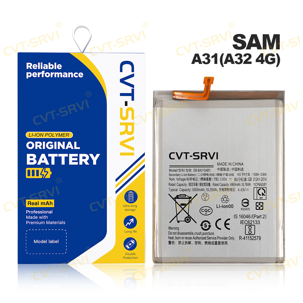 CVT-Svri Factory Direct Bateria para Celular Mobile Phone Battery Li-ion Polymer Battery for Samsung Series A31 A32 4G