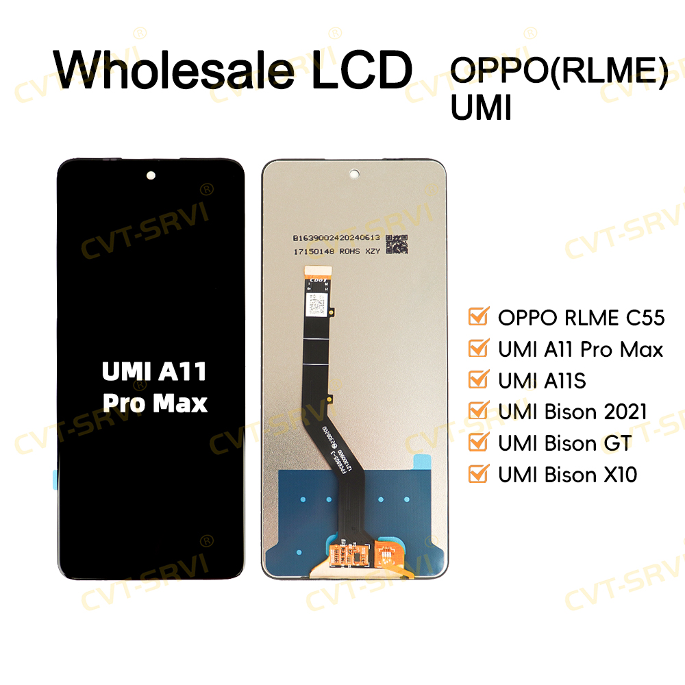 CVT-Srvi Pantallas De Celulares China Factory Price Mobile Phone LCD Display for UMI A11 Pro Max