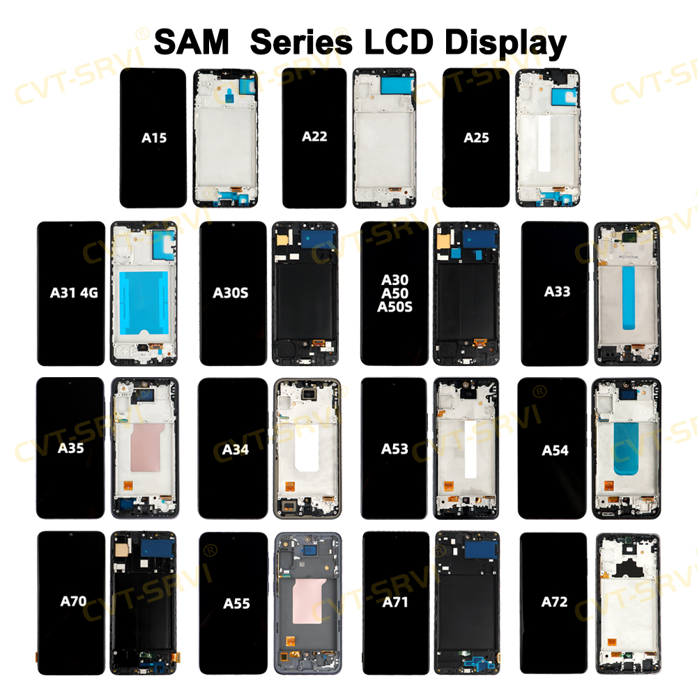 CVT-SRVI Sam A31 4G Pantalla LCD + Touch – Screen Display Reemplazo Rápido, Alta Definición y 100% Compatible