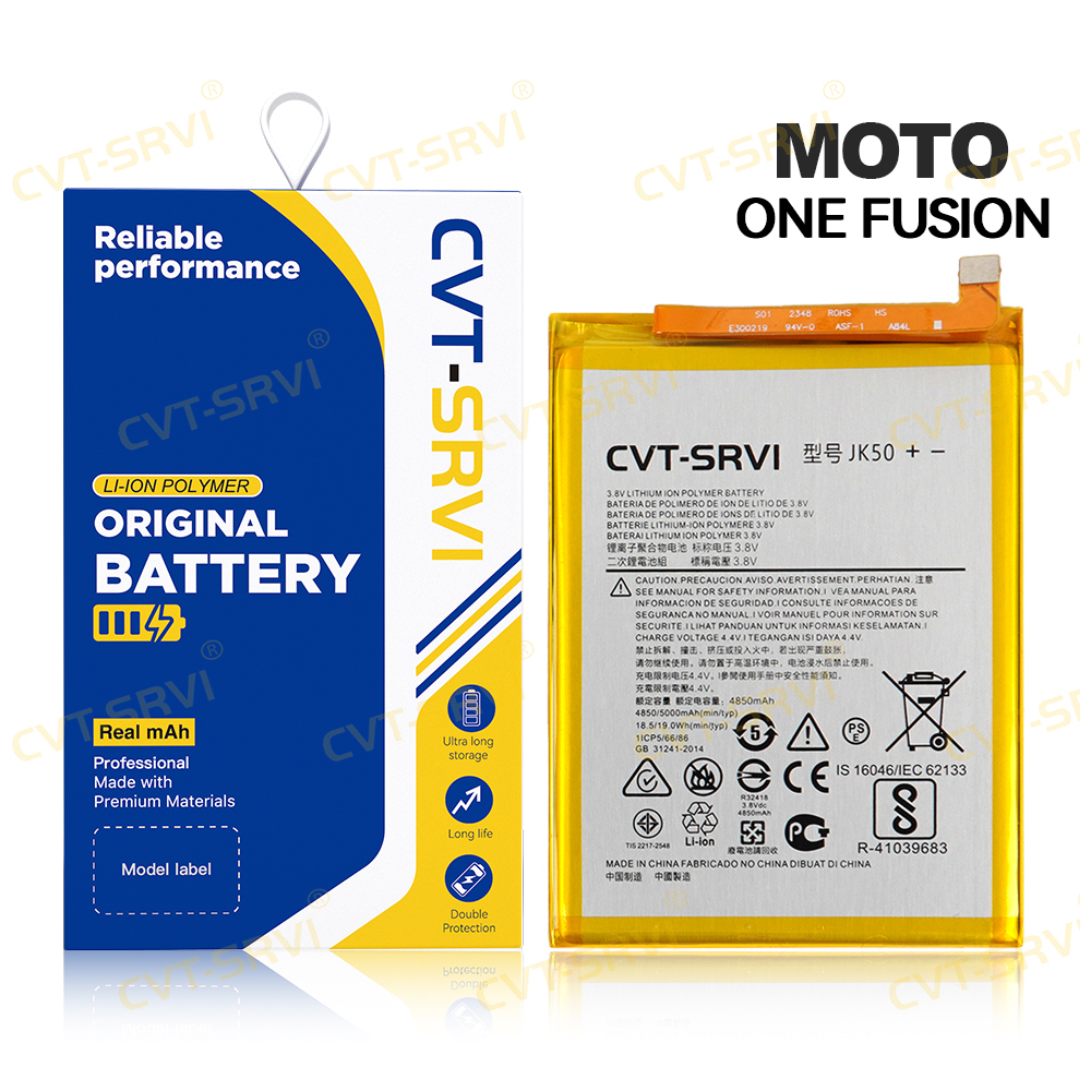 CVT-SRVI Battery Moto One Fusion – Nueva y 0 Ciclos, Alta Capacidad con Power 100% Duradero y Reemplazo Rápido