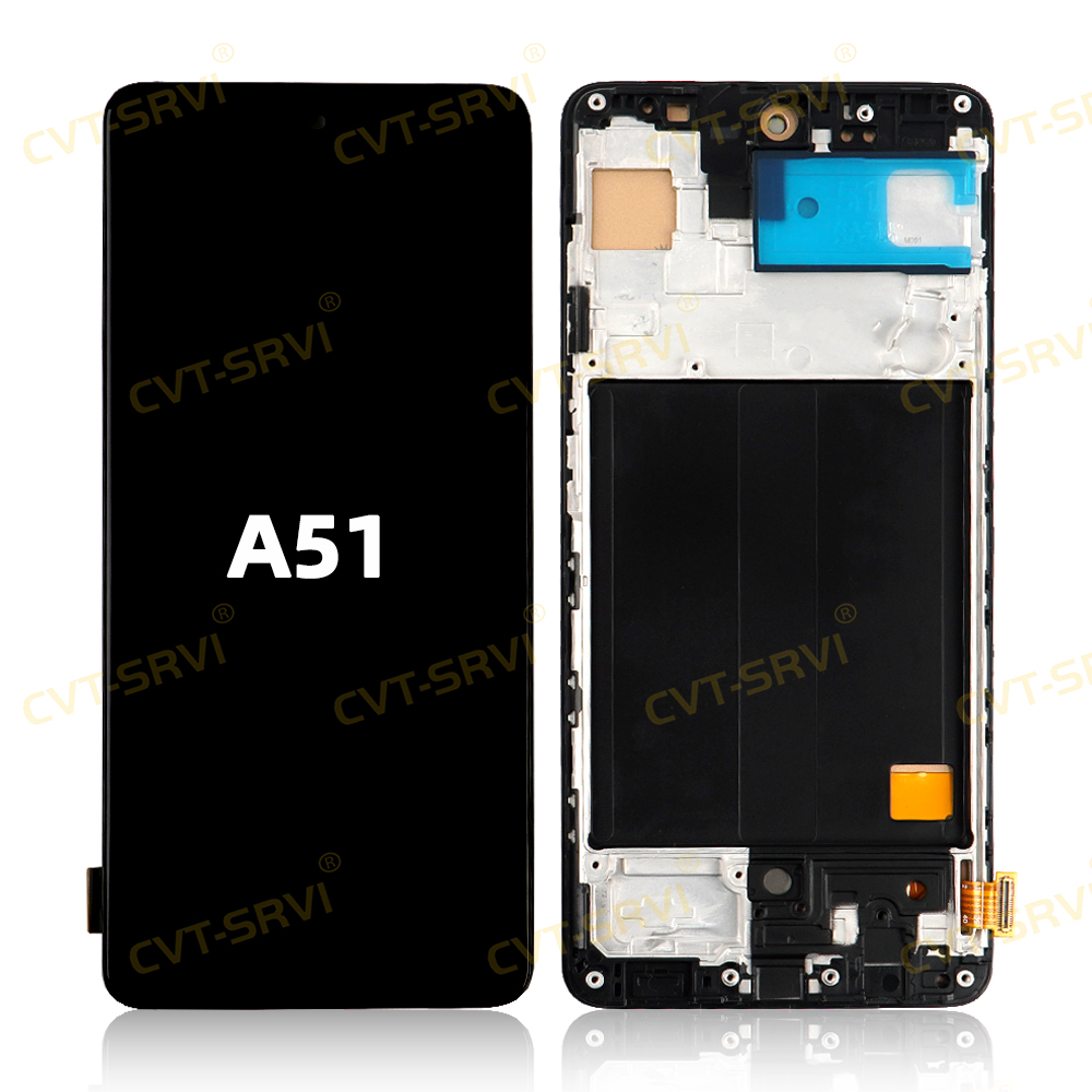 CVT-SRVI Sam A51 Screen Replacement – Pantalla Nueva con Touch, HD Calidad Garantizada