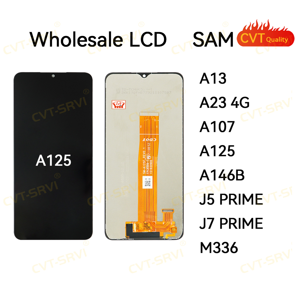 Original Wholesale Mobile Phone Screen High Quality Phone Display Digital Touch Screen for Samsung A125 LCD Replacement Parts