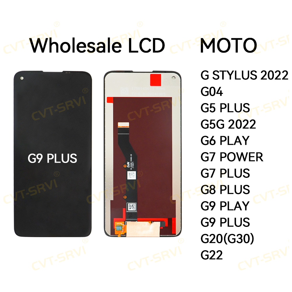 CVT Best Selling Pantallas Para Cellular Original Mobile Phone LCD for Motorola G9 PLUS
