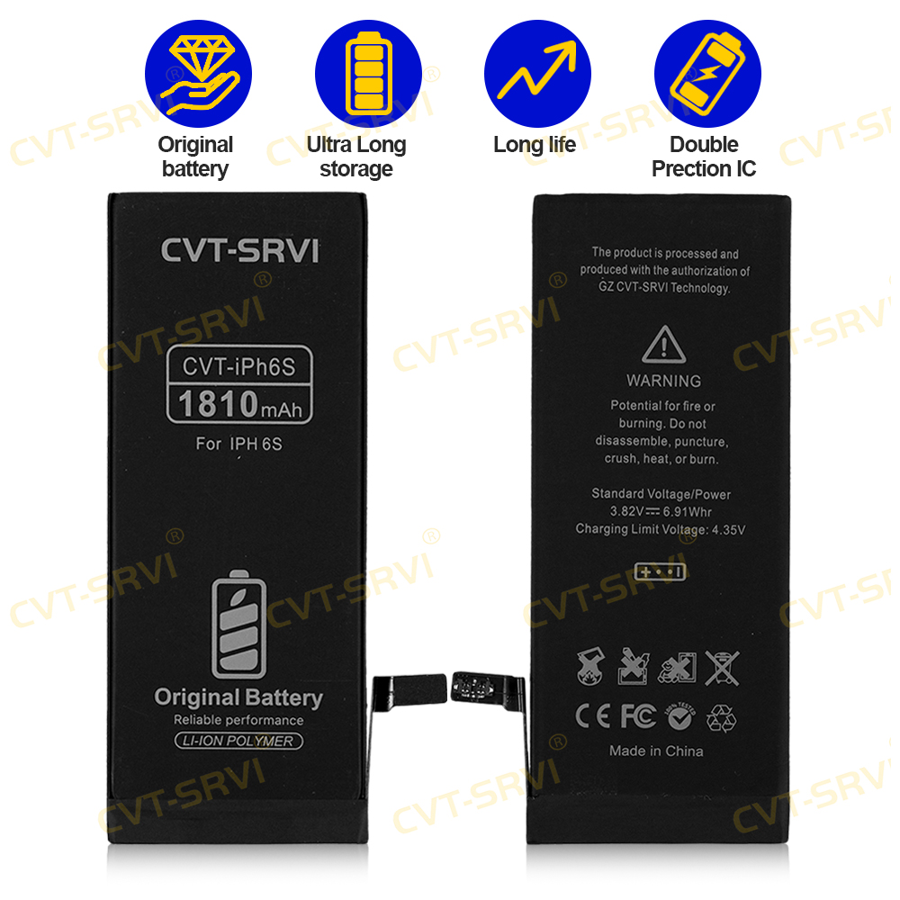 Factory Wholesale Mobile Cell Phone for iPhone Battery Batterie Replacement Repair Fixing Parts for iPhone 6S