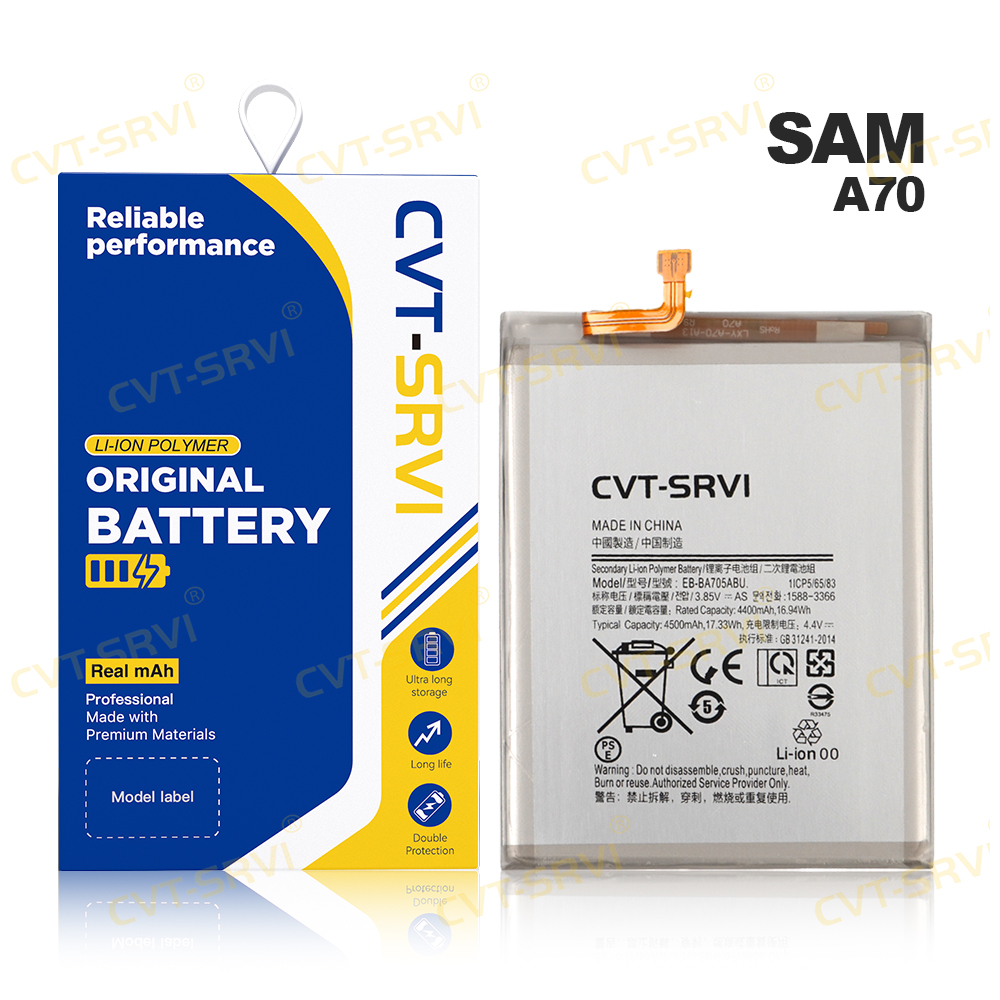 CVT-Svri Bateria para Celular Wholesale Mobile Phone Battery Li-ion Polymer Battery for Samsung Series A70
