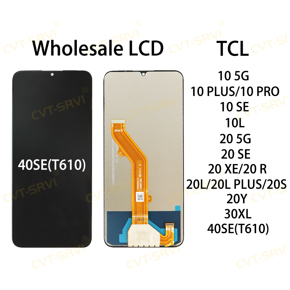 CVT-Srvi Pantallas De Celulares China Factory Direct Mobile Phone LCD Display for TCL 40SE T610