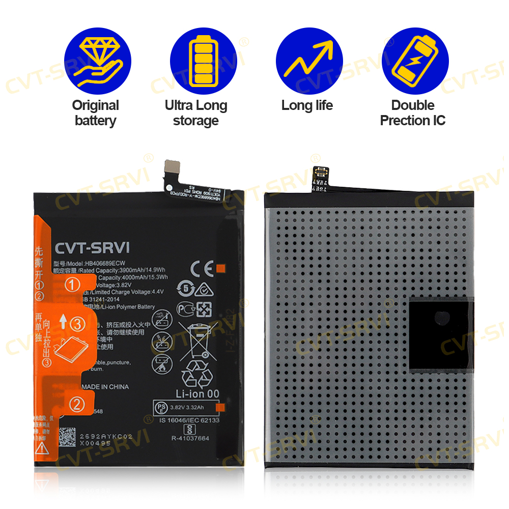 CVT-SRVI Original Capacity Mobile Phone Battery Li-ion bateria for Huawei