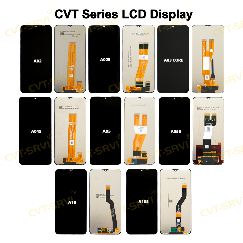 CVT-Srvi Pantallas LCD Display for Samsung A03 Core A02s A13 A22 A125 A30 A50 A51 A52 A54 All Models Mobile Phone Accessories
