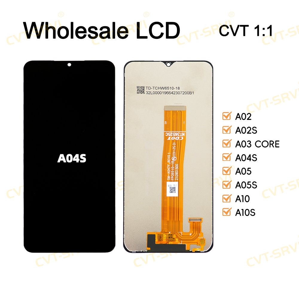 CVT-Srvi Pantallas Mobile Phone Screen Display for Samsung A04s A03 Core A02s A13 A22 A125 A30 A50 A51 A52 A54 All Models Mobile Phone Accessories