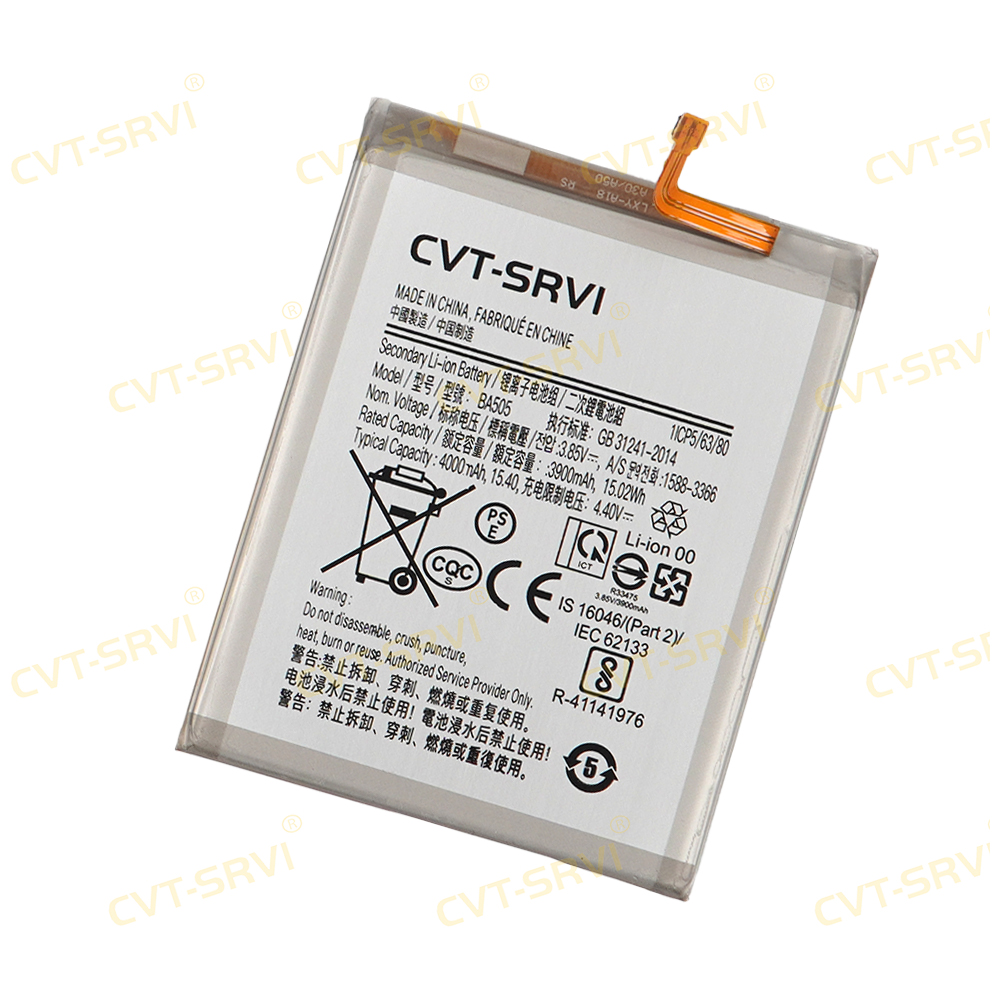 CVT-Svri Bateria para Celular Full Capacity Mobile Phone Battery Li-ion Polymer Battery for Samsung Series A30S A50