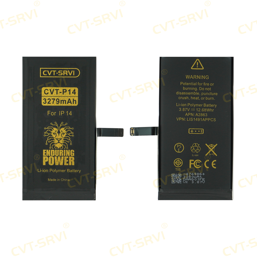 CVT New Original Quality Mobile Phone Battery Lithium Battery for IPhone 13 14 15 16 Mini Promax Plus Smart Phone Accessories Partes