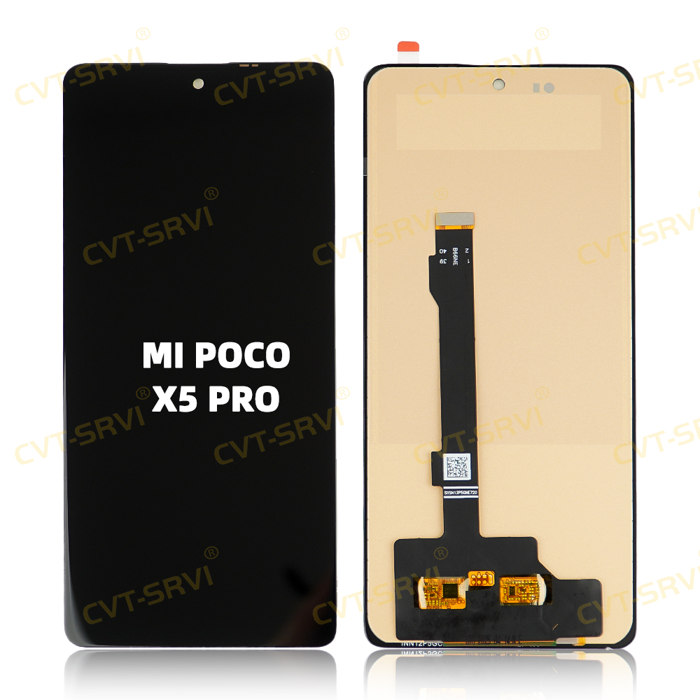 CVT-SRVI X-MI POCO X5 PRO Pantalla Reemplazo Completa – Ensamblaje LCD + Touch para Reparación de Pantalla Rota o Sin Imagen