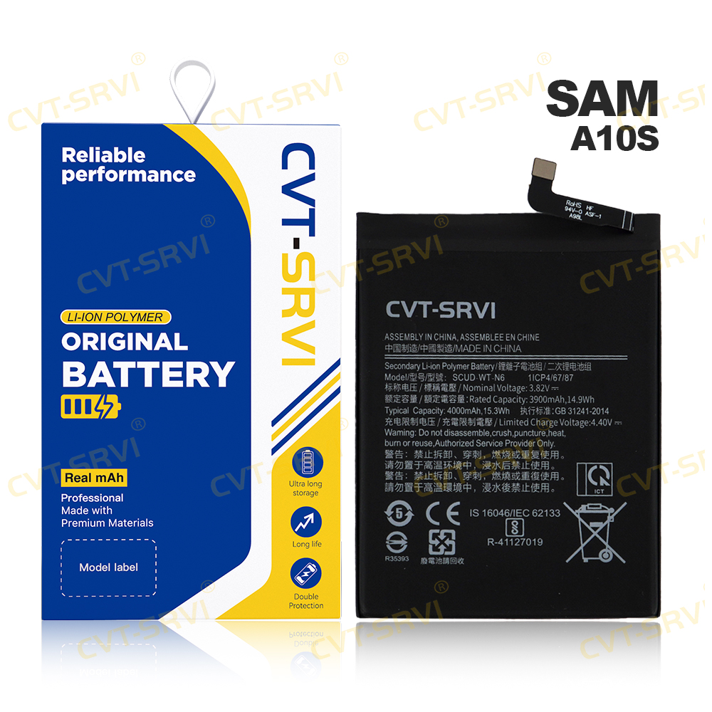 CVT-SRVI Original Capacity Mobile Phone Battery Li-ion bateria for Sam A10S