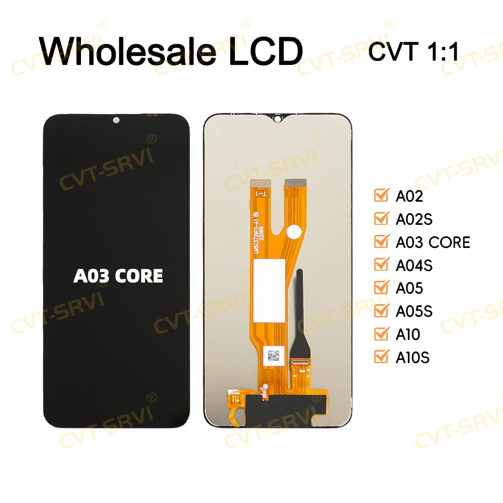 CVT-Srvi Pantallas LCD Display for Samsung A03 Core A02s A13 A22 A125 A30 A50 A51 A52 A54 All Models Mobile Phone Accessories