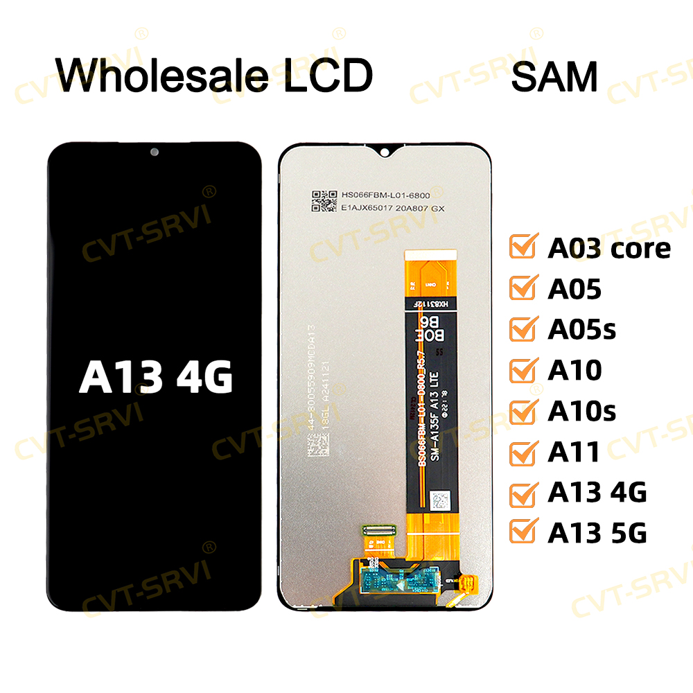 CVT Pantallas De Celulares China Factory Price Mobile Phone LCD Touch Screen for Samsung A13 4G Mobile Phone Accessories