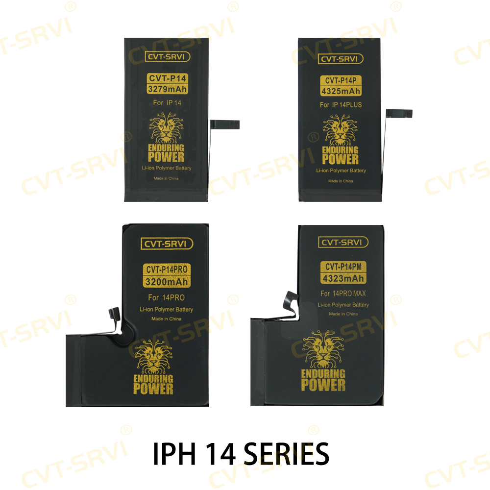 CVT New Original Quality Mobile Phone Battery Lithium Battery for IPhone 13 14 15 16 Mini Promax Plus Smart Phone Accessories Partes