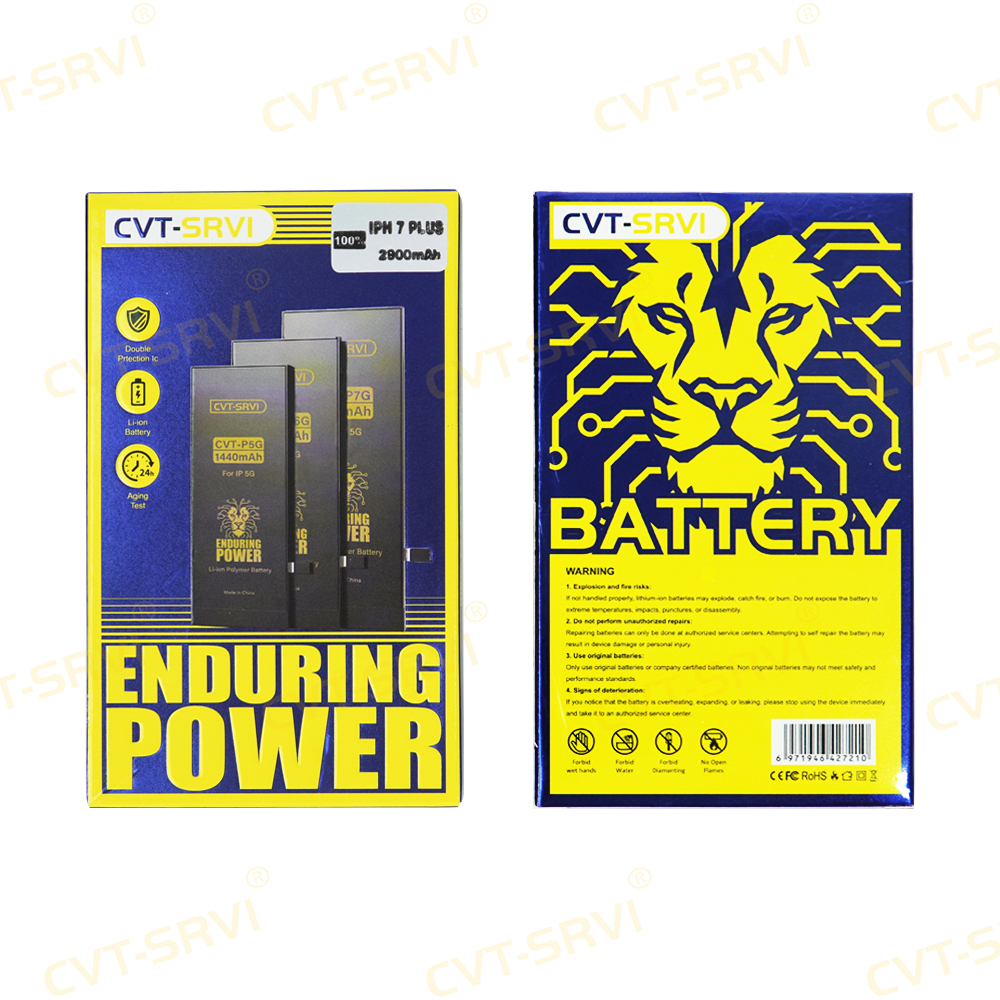 CVT-SRVI Full Capacity Brand New Replacement Lithium-Ion Battery for Iph 6s Plus 7plus 8 12 14 CVT Mobile Phone Accessories