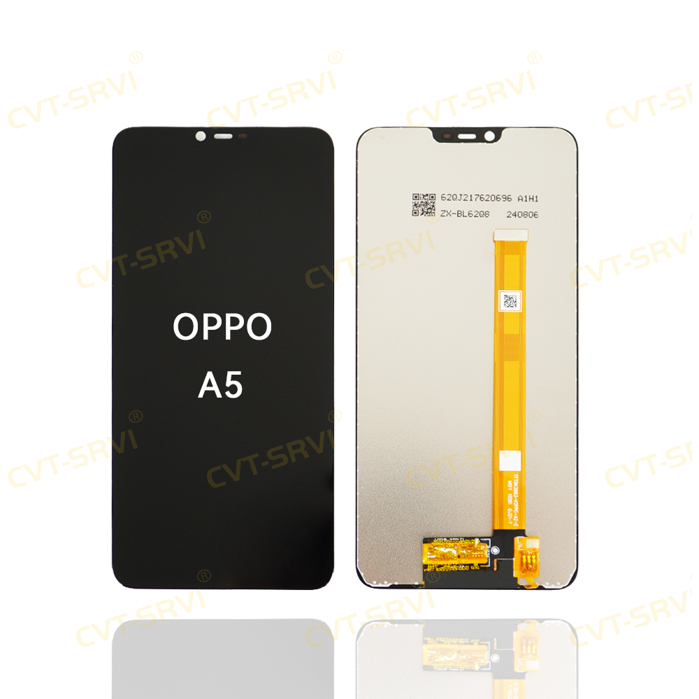 Wholesale CVT-Srvi LCD Screen Display Pantallas PARA Celulares Original Touch Screen Part Mobile Phone Cell LCD for OPPO A5/A11/A16
