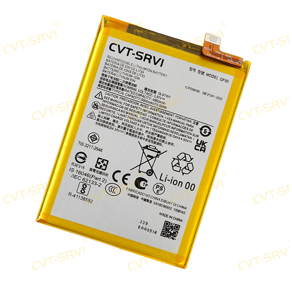 CVT-SRVI Battery Moto G04 – Batería Nueva 0 Ciclos, Alta Capacidad y Reemplazo Rápido