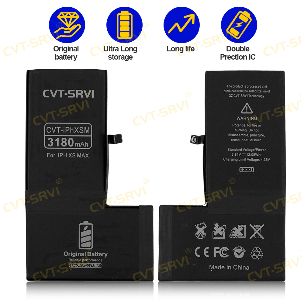 CVT-Srvi Bateries Cell Phone Accessories Replacement Original Smart Phone Battery for IPhone XS MAX