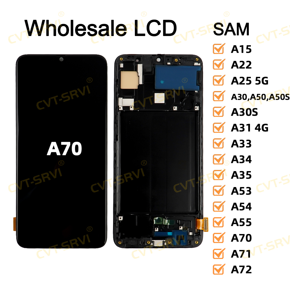 CVT-SRVI Sam A70 Pantalla Nueva – LCD + Táctil, Full Compatible y Power HD Display